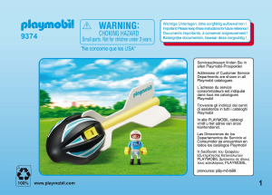 Manual de uso Playmobil set 9374 Action Flecha del Viento