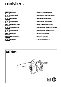 Manual Maktec MT401 Leaf Blower