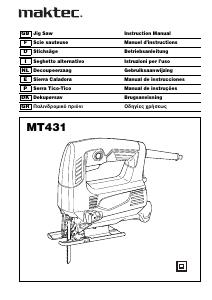 Manuale Maktec MT431 Seghetto alternativo