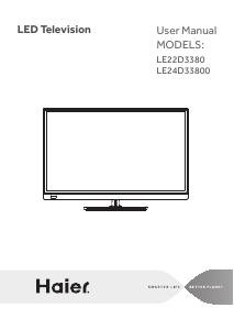 Handleiding Haier LE22D3380 LED televisie