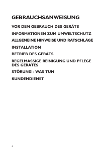 Bedienungsanleitung Bauknecht KRIS 1509 Kühlschrank