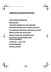 Bedienungsanleitung Bauknecht KVE 1339 Kühlschrank