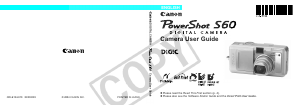 Handleiding Canon PowerShot S60 Digitale camera