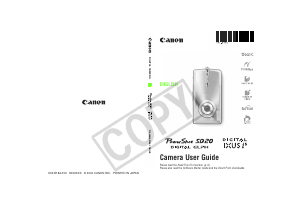 Handleiding Canon PowerShot SD20 Digitale camera