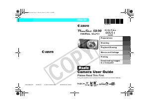Handleiding Canon PowerShot SD30 Digitale camera
