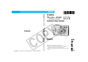 Handleiding Canon PowerShot SD100 Digitale camera