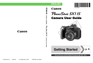 Handleiding Canon PowerShot SX1 IS Digitale camera