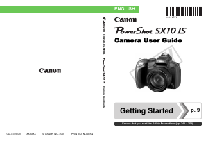 Manual Canon PowerShot SX10 IS Digital Camera
