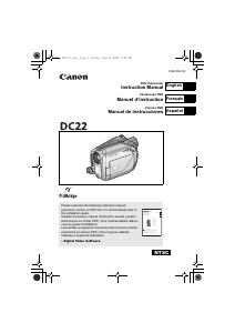 Handleiding Canon DC22 Camcorder