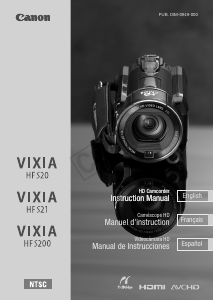 Handleiding Canon VIXIA HF S20 Camcorder