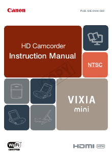 Handleiding Canon VIXIA mini Camcorder