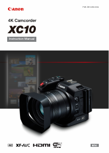 Handleiding Canon XC10 Camcorder