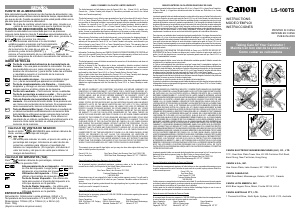 Bruksanvisning Canon LS-100TS Räknemaskin