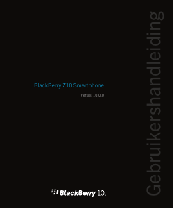 Handleiding BlackBerry Z10 Mobiele telefoon