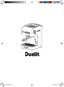 Manual Dualit Espress-auto Máquina de café expresso