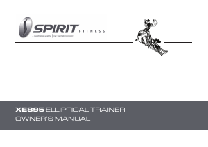 Bruksanvisning Spirit Fitness XE895 Crosstrainer