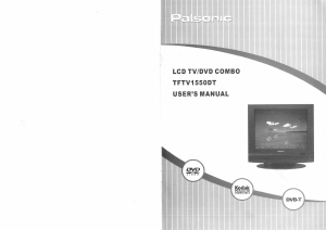 Bruksanvisning Palsonic TFTV1550DT LCD TV
