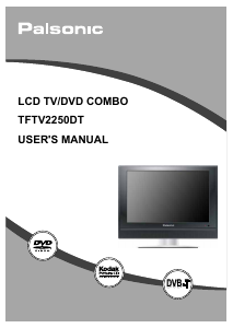 Bruksanvisning Palsonic TFTV2250DT LCD TV