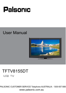 Bruksanvisning Palsonic TFTV8155DT LCD TV