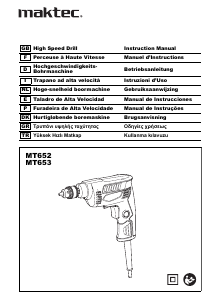 Manual Maktec MT653 Berbequim