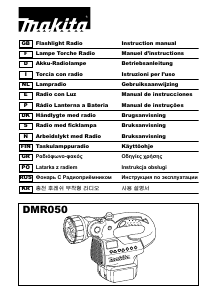 Manual Makita DMR050 Rádio