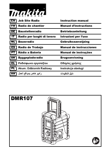Manual Makita DMR107 Rádio