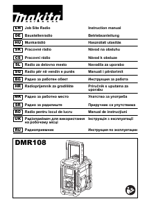 Bruksanvisning Makita DMR108 Radio