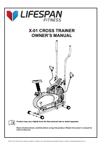 Bruksanvisning Lifespan X-01 Crosstrainer