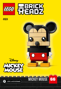 Bedienungsanleitung Lego set 41624 Brickheadz Mickey Mouse