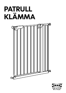 Priročnik IKEA PATRULL KLAMMA Otroška varnostna ograja