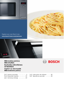 Priručnik Bosch CFA634GS1 Mikrovalna pećnica