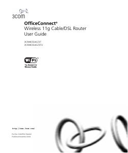 Manual 3Com 3CRWE554G72T OfficeConnect Router