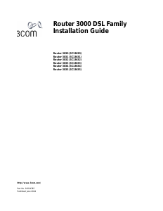 Manual 3Com 3031 Router