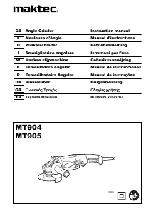 Manual Maktec MT904 Rebarbadora