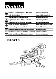 Handleiding Makita BLS713 Cirkelzaag