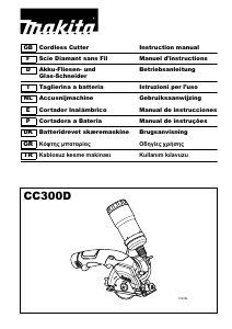 Manuale Makita CC300D Sega circolare