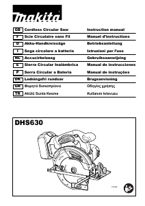 Manual Makita DHS630 Serra circular
