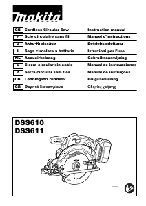 Brugsanvisning Makita DSS610 Rundsav