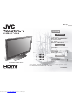 Handleiding JVC LT-26EX18 LCD televisie