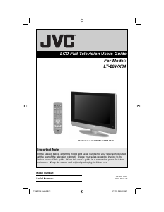 Handleiding JVC LT-26WX84 LCD televisie