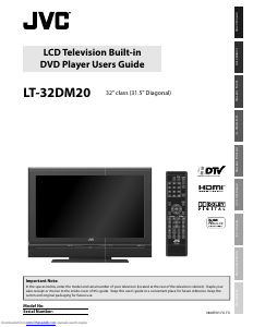 Handleiding JVC LT-32DM20 LCD televisie