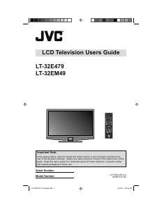 Handleiding JVC LT-32E479 LCD televisie