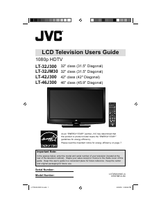 Handleiding JVC LT-32J300 LCD televisie