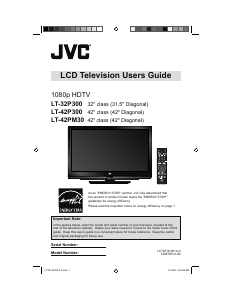 Handleiding JVC LT-32P300 LCD televisie