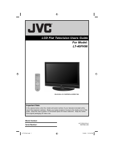 Manual JVC LT-40FH96 LCD Television