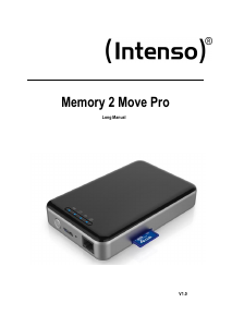 Manual Intenso 2.5 Memory 2 Move Pro Disco rígido