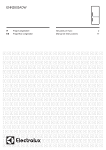 Manuale Electrolux ENN2802AOW Frigorifero-congelatore
