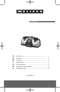 Käyttöohje Melissa 646-103 Veitsenteroitin