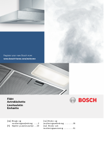 Brugsanvisning Bosch DWF97RU60 Emhætte