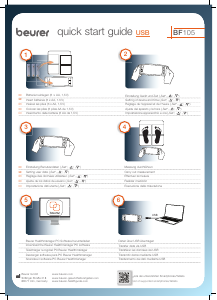 Manual Beurer BF 105 Scale